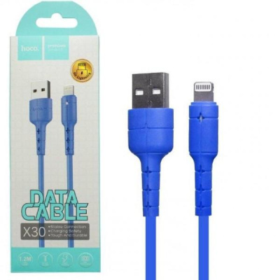 Кабель Lightning Hoco X30 (1m) blue