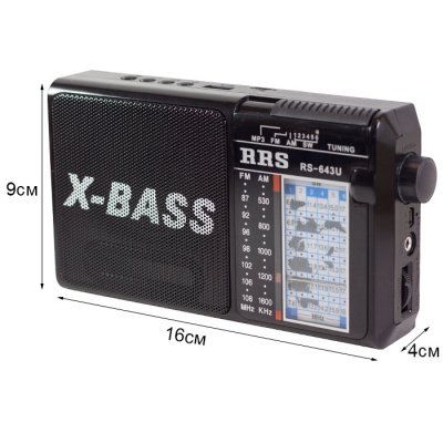 Радиоприемник RRS RS-643U black