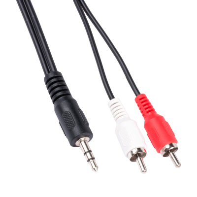 Кабель 3.5 Jack (M) - 2XRCA (M) 5m
