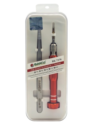 Набор отверток + пинцет BAKU BK-7270 1