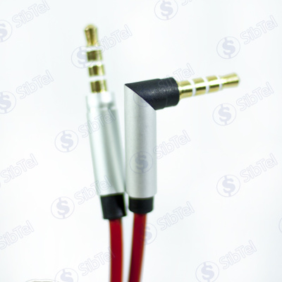 Кабель AUX (3.5-3.5) №2 red