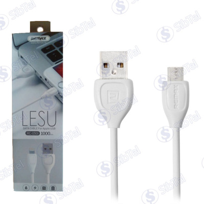 Data-кабель Remax RC-050t LESU 2в1 (iPhone 5 microUSB) white