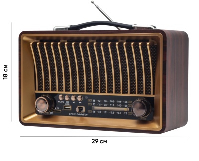 УЦЕНКА!!! Радиоприемник RAISENG R-1918BT gold (недокомлект)
