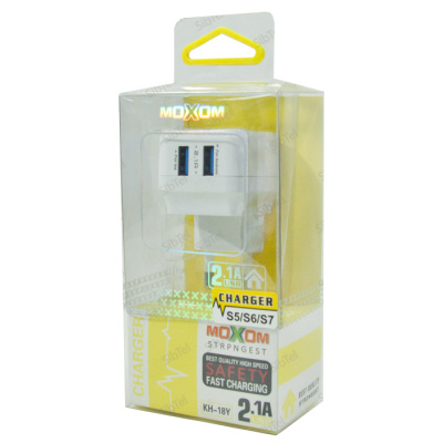 СЗУ microUSB  MOXOM KH-18Y-1