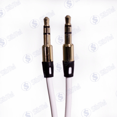 Кабель AUX (3.5-3.5) №1 white