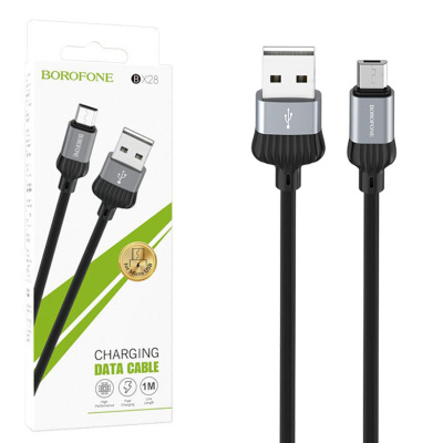 Кабель Type-C Borofone BX28 (1m) grey