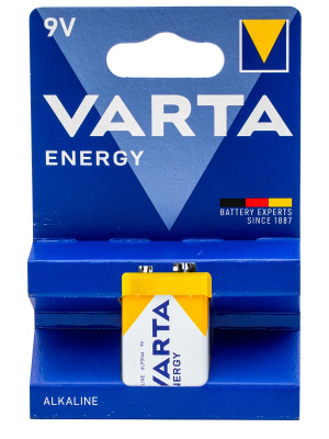 Батарейка алкалиновая Varta Крона 6LR61 (1BL) energy