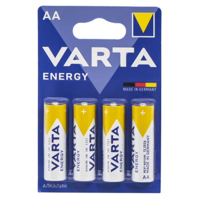 Батарейка алкалиновая Varta AA.LR6 (4BL) ENERGY