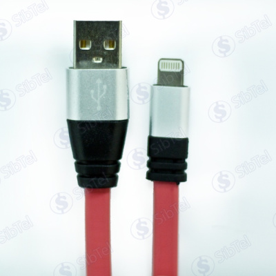 Data-кабель iPhone 5 6s metal START red