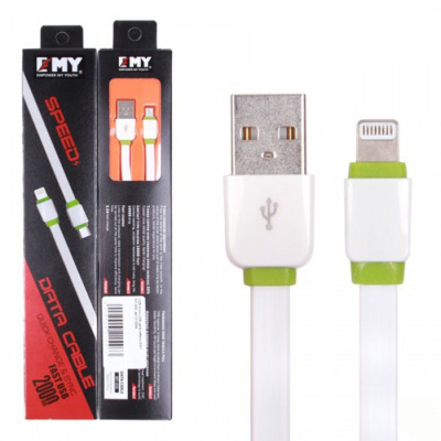 Data-кабель microUSB EMY MY-445 1m white