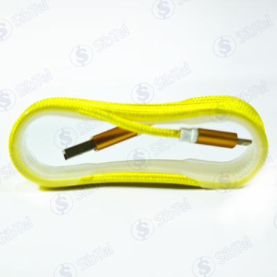 Data-кабель iPhone 5 6s (ткан.) yellow