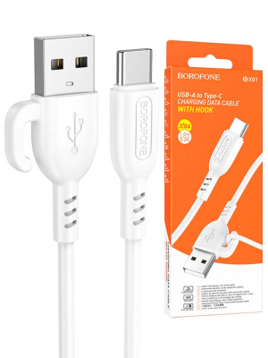 Type-C to Lightning Borofone BX91 (3A,1m) white