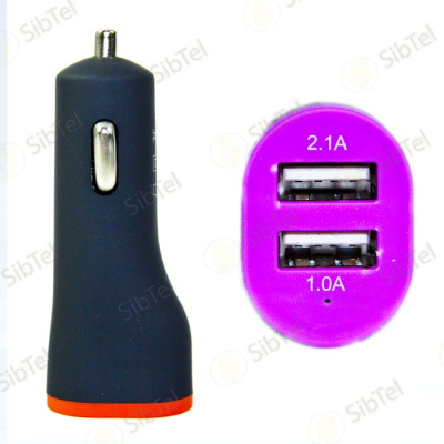 USB Переходник АЗУ KeKe-23b purple