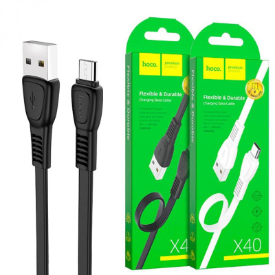 microUSB Hoco X40 bl