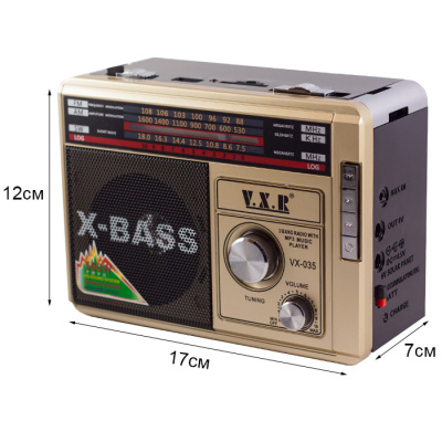 Радиоприемник VXR VX-035 gold