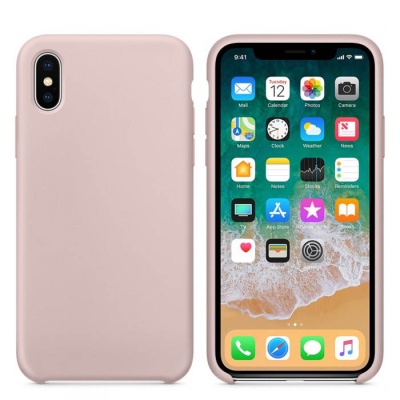 Чехол Iphone XS Max Silicone Case (6) pink