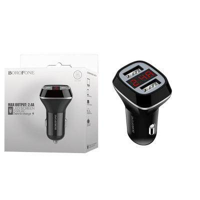 Автомобильный блок BOROFONE BZ3 black