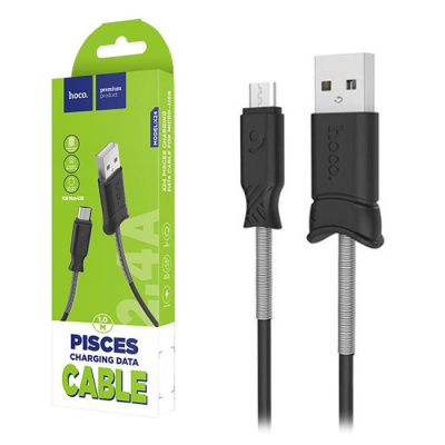 Data-кабель microUSB Hoco X24 Pisces black