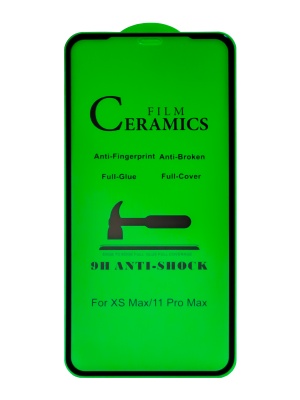 Защитное стекло 6D iPhone XSmax 11ProMax (тех.уп.) black