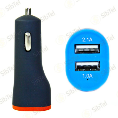 USB Переходник АЗУ KeKe-23b blue