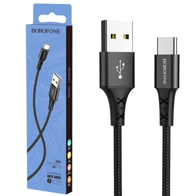 Кабель Type-C Borofone BX20 (1m) black