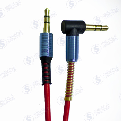 Кабель AUX (3.5-3.5) №3 red