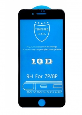 Защитное стекло 10D PREMIUM iPhone 7 plus black