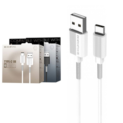 Кабель Type-C Borofone BX11 UJet (1m) white