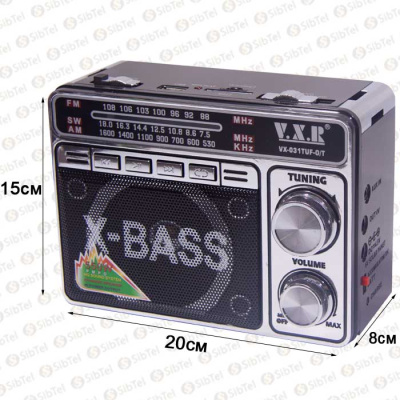 Радиоприемник VXR VX-031 black