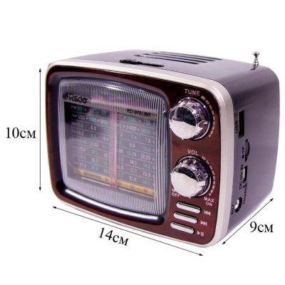 Радиоприемник RSDO RD-078U (+bluetooth) red