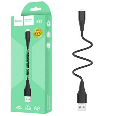Кабель Lightning Hoco X32 (1m) black