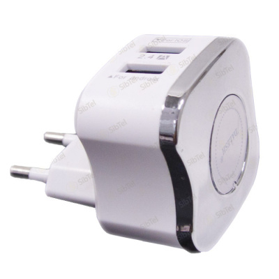 USB Переходник СЗУ (2.4A) DALESH DLS-H131U 2USB-2