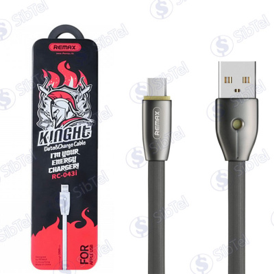 Data-кабель Remax RC-043i KNIGHT iPhone  black