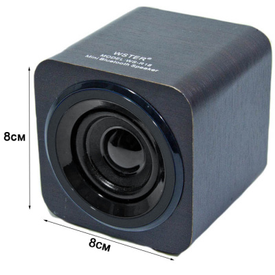 Колонка портативная Wster WS-R18 black orig