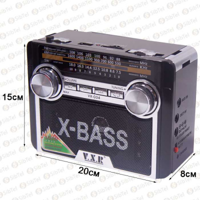 Радиоприемник VXR VX-034 black