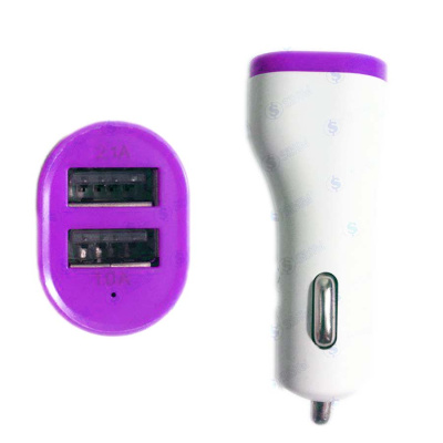USB Переходник АЗУ YKX-030 purple
