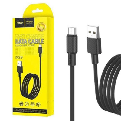 Кабель Type-C Hoco X29 (1m) black