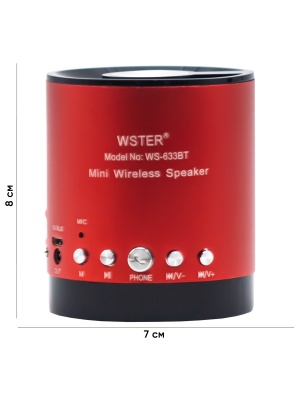 2. WSTER-633 RED с размерами 4.3
