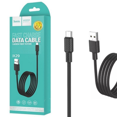 Кабель microUSB Hoco X29 (1m) black
