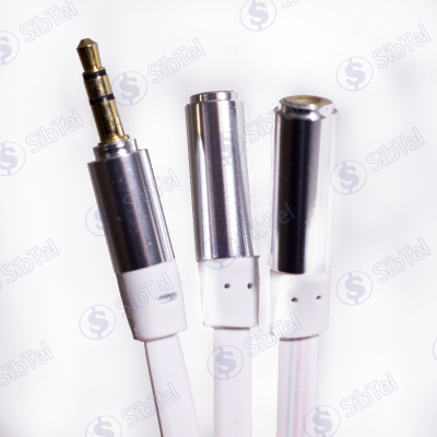 Разветвитель AUX 3,5 mm black