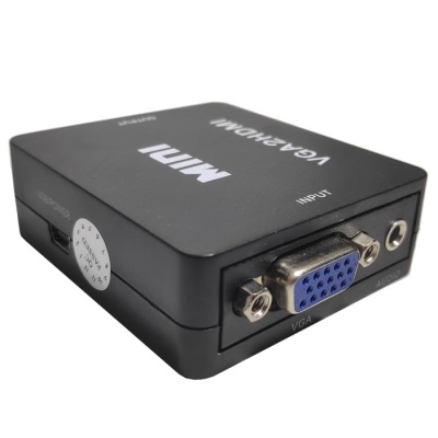 Адаптер Converter VGA to HDMI 1080P black