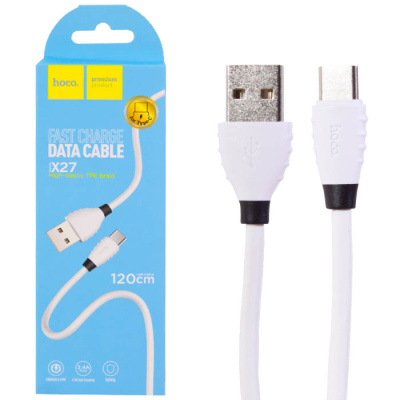 Data-кабель Type-C Hoco X27 Excellent  white