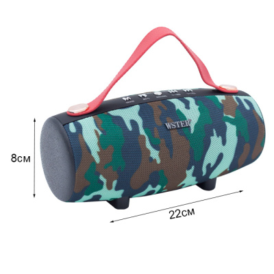 Колонка портативная Wster WS-1838 хаки orig