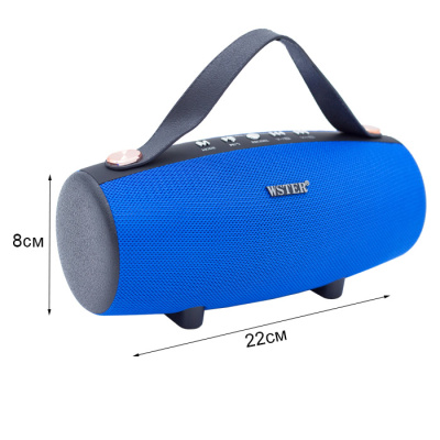 Колонка портативная Wster WS-1838 blue orig