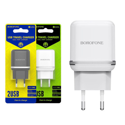 Сетевой блок BOROFONE BA25A  white