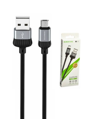 microUSB Borofone BX28 (1m) grey microUSB Borofone BX28 (1m) grey