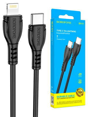 Type-C to Lightning BX51 BLACK