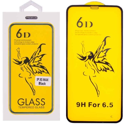 Защитное стекло 6D PREMIUM iPhone XS MAXblack