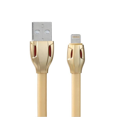 Data-кабель iPhone 5 6s плоский gold
