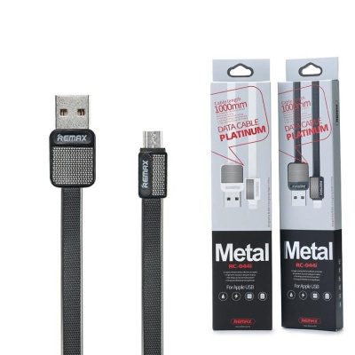 Data-кабель Remax RC-044i Platinum (iPhone 5 Metal